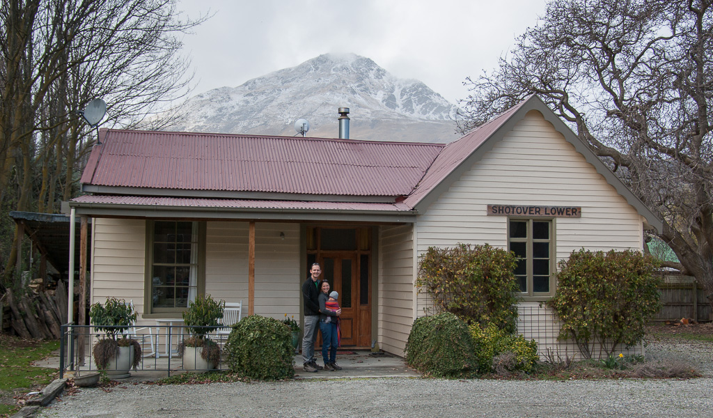 Old School House in Lower Shotover w Remarkables in background